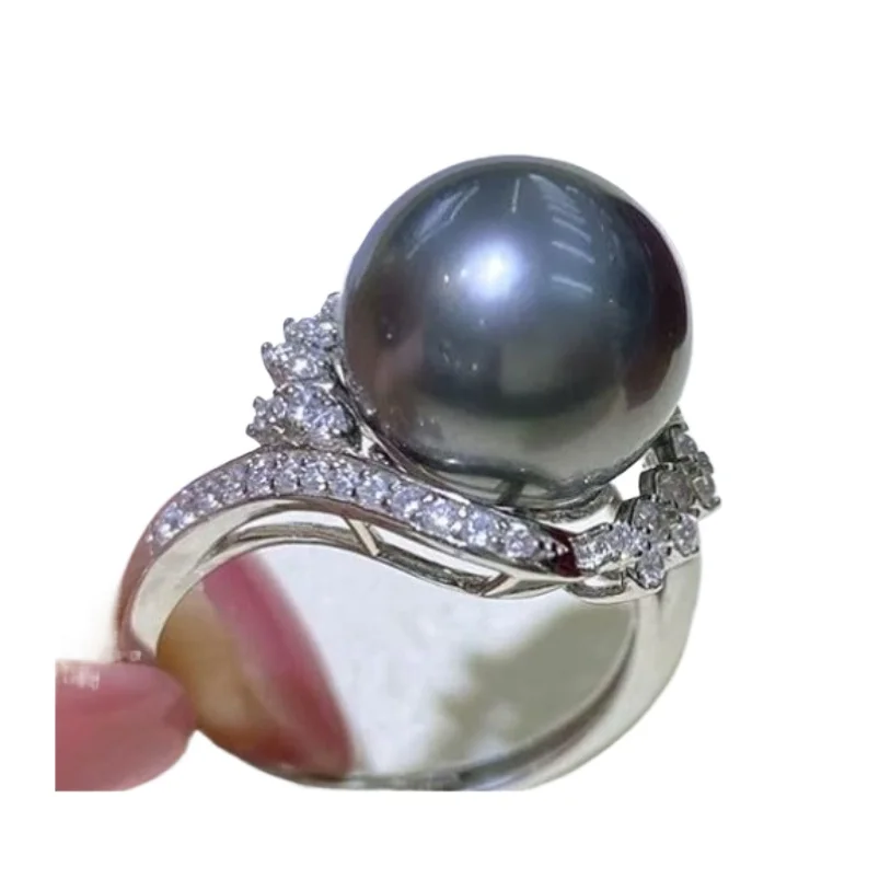 

CLASSICS SOUTH SEA BLACK PEARL RING & SIZE 5-10 & 11-12MM PEARL