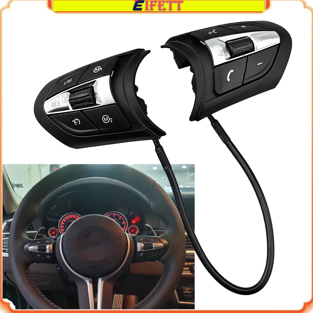 

Car Multi-Function Steering Wheel Button Cruise Speed Button Assembly For BMW F80 F82 M2 M3 M4 M5 M6 X5M X6 3 5 Series