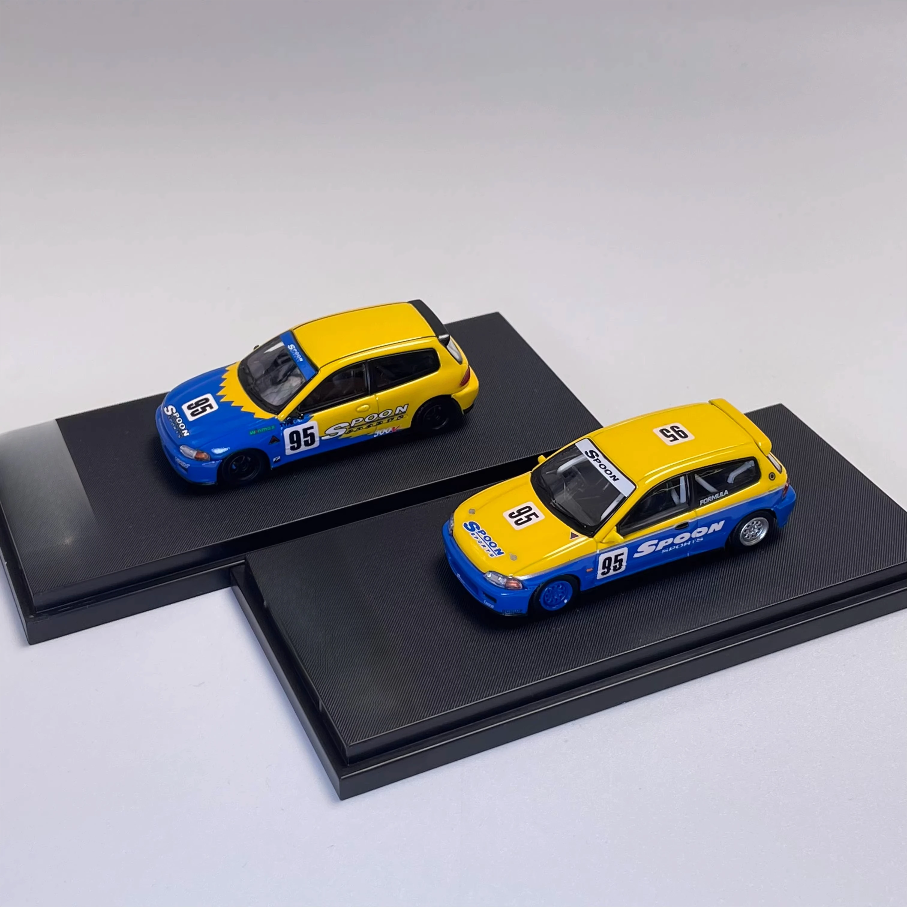 FOR EG6 Spoon Carbon V2 car model 1:64 Alloy material ornaments，for festival gifts collection, display and appreciation