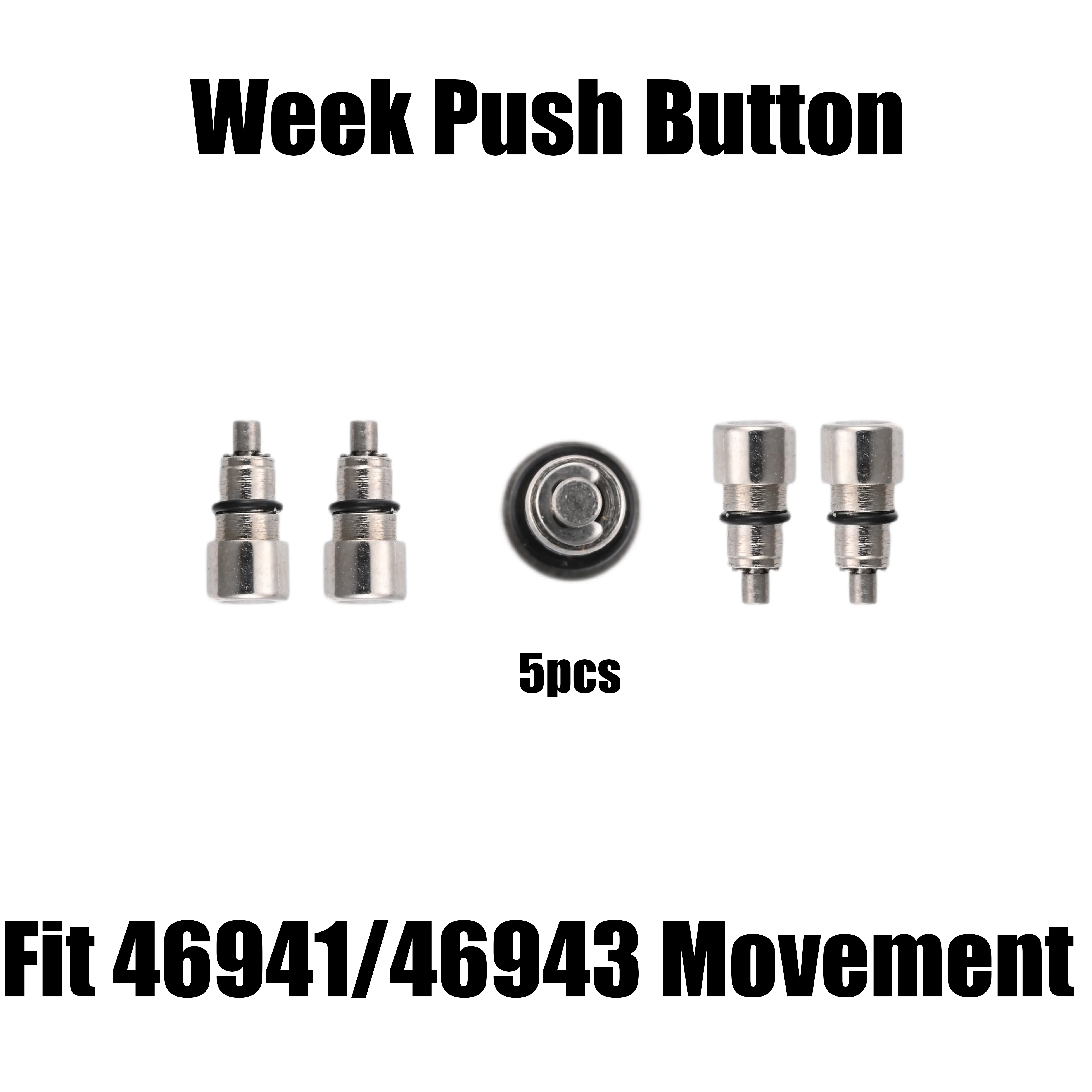 ปุ่มกดพอดีกับ46941สัปดาห์2ชิ้นอะไหล่ทดแทนการเคลื่อนไหว46943สำหรับชิ้นส่วนซ่อมนาฬิกาสิงโตคู่ตะวันออก