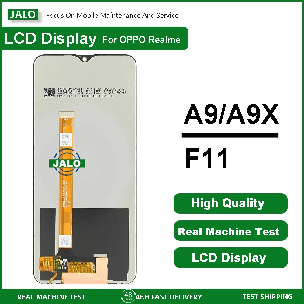 JALO Screen Assembly Suitable for OPPO A9 A9X F11 F11PRO Integrated Screen LCD Display Touch Screen LCD Panel Replacement