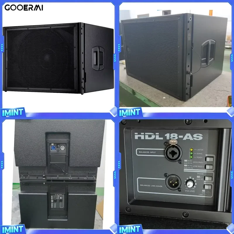 Gooermi HDL 18-AS Active Single 18 Inch High Power Wood Subwoofer Speaker Line Array Professional Sound
