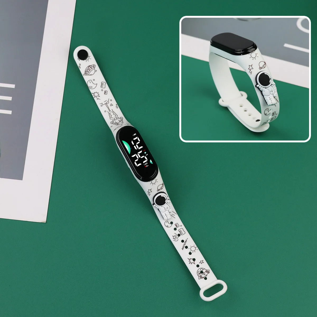 10pcs/lot Waterproof Children Watches Women Sport Wristband Bracelet Touch LED Digital Girls Watch Boys For Gift