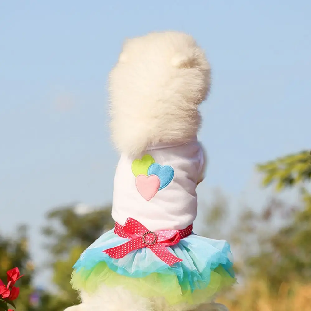 

Creative Cartoon Pet Princess Dress Soft Cute Sweet Dog Skirt Breathable Pet Skirt Small Dogs