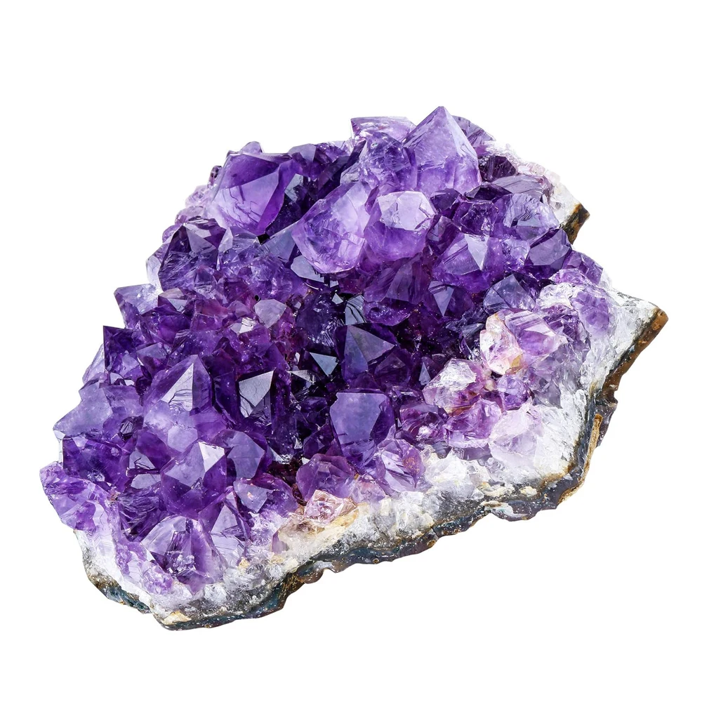 1 قطعة عينة عنقود الجمشت الطبيعي ، تستخدم للديكور المنزلي ، التأمل ، الشفاء ، هدية لهواة جمع الكريستال #5