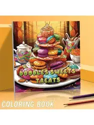 Art Coloring Book 20page Double Pages Gift For Birthday Party Relieve Stress Kill Time Graffiti Painting Drawing Book Original
