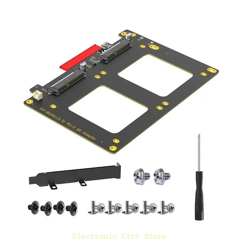 

Double SFF 8639 Твердый диск на PCIe 8x Computer Adapter Card для быстрой эффективной передачи данных HU8D