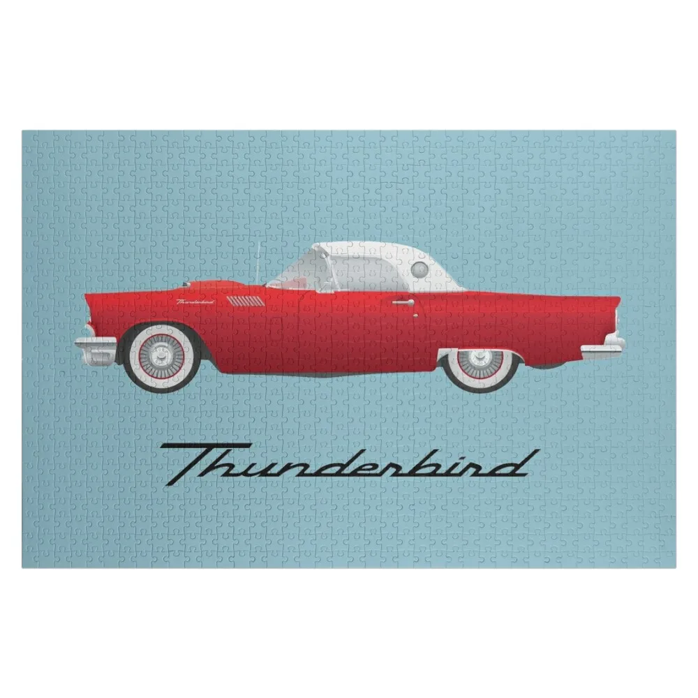 

Деревянные пазлы Thunderbird 1957 года для взрослых, на заказ, в качестве подарка для детей, игрушки для малышей, деревянные пазлы для взрослых
