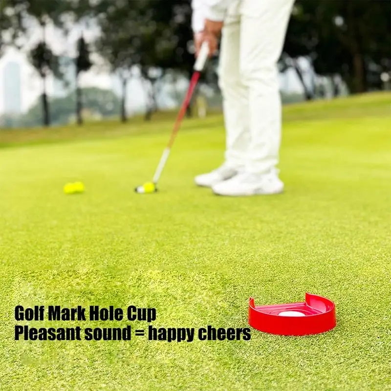 Putting Cups All-Direction Putter Cup Trainer For Golf Practice Putting Green Trainer For Garden Backyard Garage Outdoor