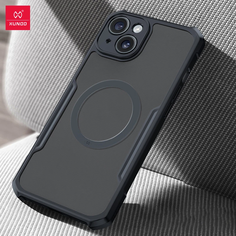 Xundd Hülle für iPhone 15 14 16 17 Pro Max 17 Air Phone 13 Pro 12 Magnetische Hülle, Airbag-Stoßfeste Schale, Kameraschutz-Abdeckung – Detail 22