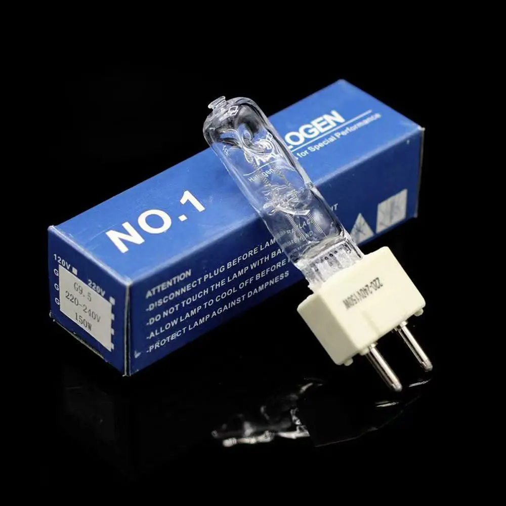 150W/300W Photography Continuous Light G9.5 Modeling Bulb 220V for Studio Flash Video Portrait Photo Lighting Softbox Compatible