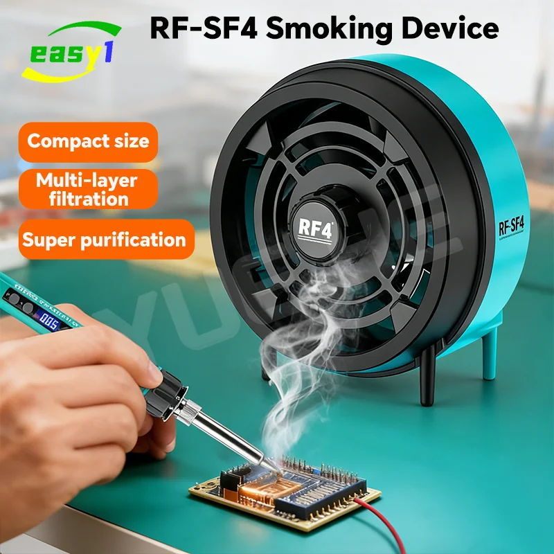 

RF-SF4 Vent Smoke Absorber Fan Fast Cooling for Solder Rework, PCB & Mobile Phone Repair