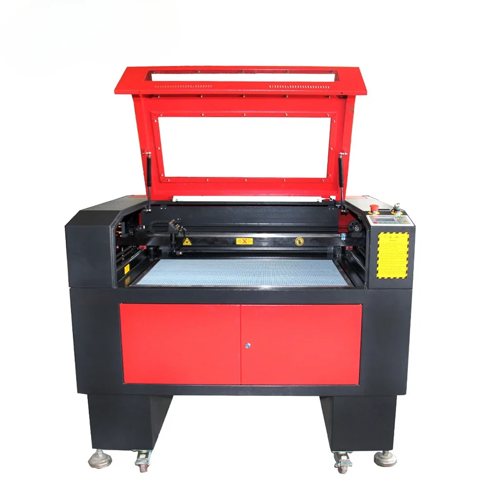 Ruida Contral Servo Motor 4060 6090 CO2 Laser Cutting Machinery For Wood Acrylic MDF Paper Engraving Machines Lazer Engraved