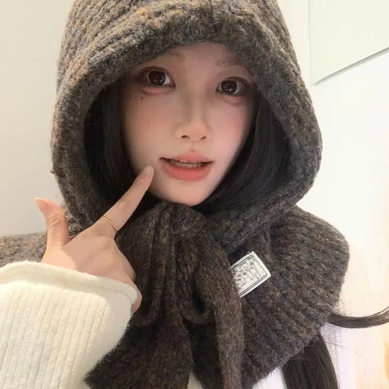 72XE تنفس الشتاء بالاكلافا هوديي وشاح للرقبة البلوز قبعة الصوف مزيج الرقبة الجراب قبعة للمغامرة في الهواء الطلق والعتاد #2