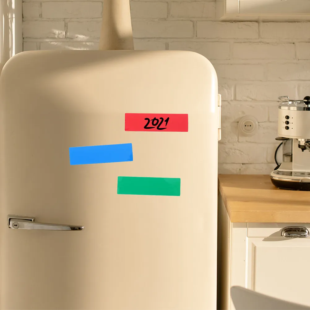 

60Pcs Dry Erase Magnetic Name Tags Reusable Magnetic Labels Bright Color Stickers for Office Classroom Kitchen Warehouse