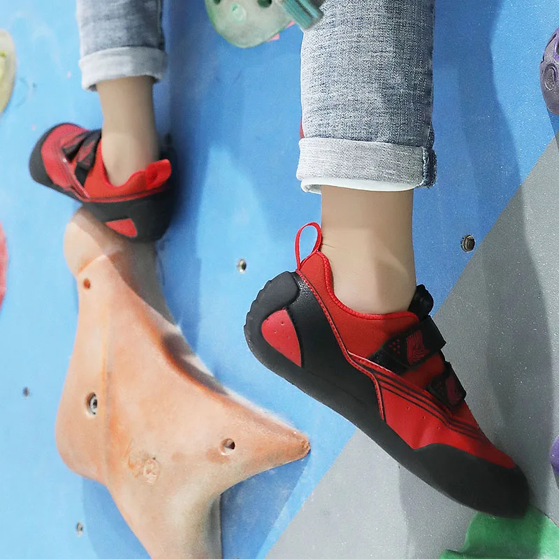 Scarpe da allenamento per Bouldering da arrampicata professionali di qualità scarpe da ginnastica per arrampicata per bambini antiscivolo per adulti