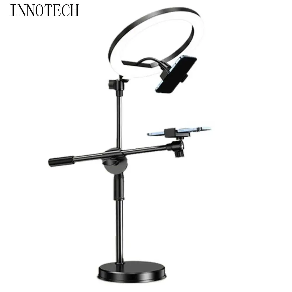 

Кронштейн для освещения, телескопическая подставка для телефона, вид на голову, 26 см, заполняющий светильник, складная подставка для телефона, металлический универсальный держатель для настольного телефона