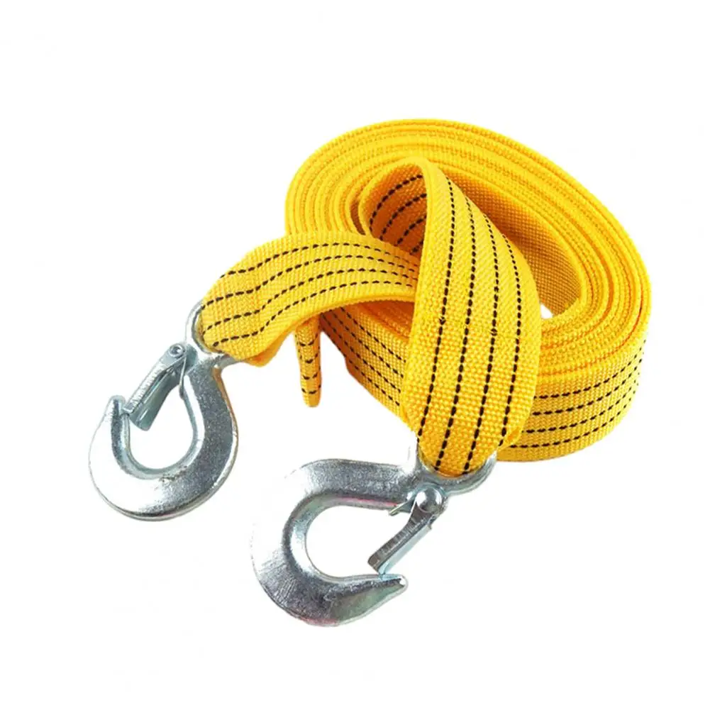 Car Towing Rope Stainless Steel Car Tow Strap Durable Car Traction Rope Heavy-duty Nylon Tow Strap for Emergency Towing