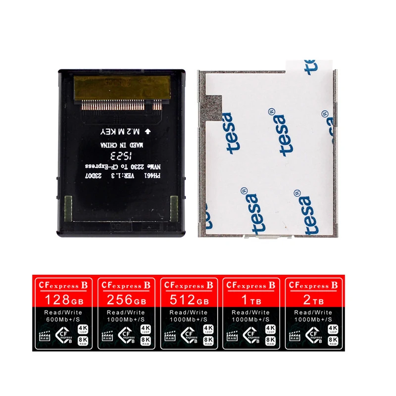 NGFF M2 Mkey Nvme 2230 SSD To CF Express Type-B Adapter Expansion Memory Card Converter For Camera Photography Studio