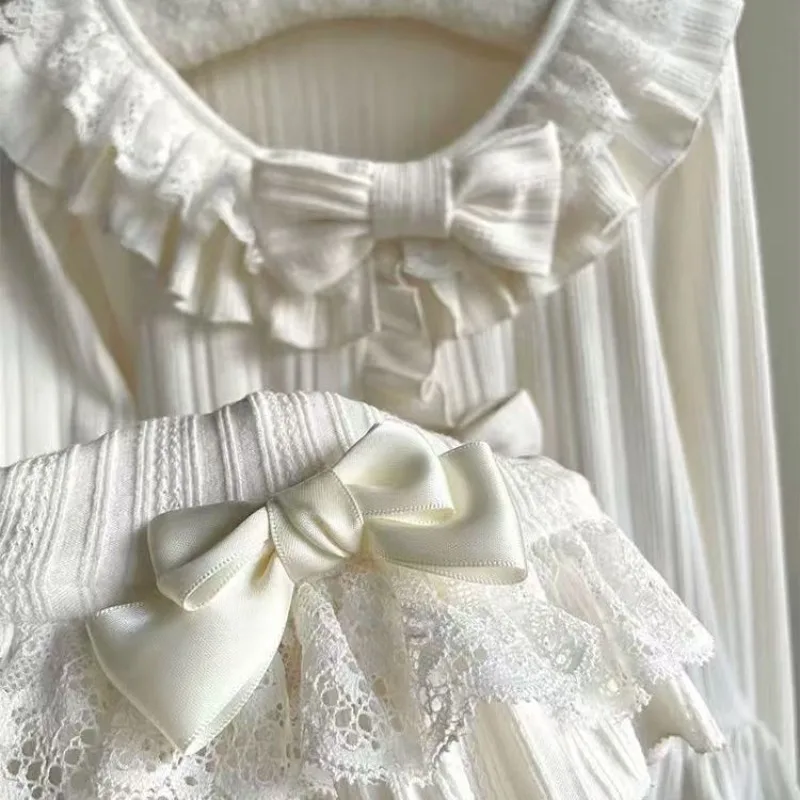 Vintage-Lolita-Bolero-Jacke mit herzförmigem Ausschnitt, Strick-Überzug für Frühling und Herbst, kurze Strickjacke mit japanischem Kawaii-Sonnenschutz