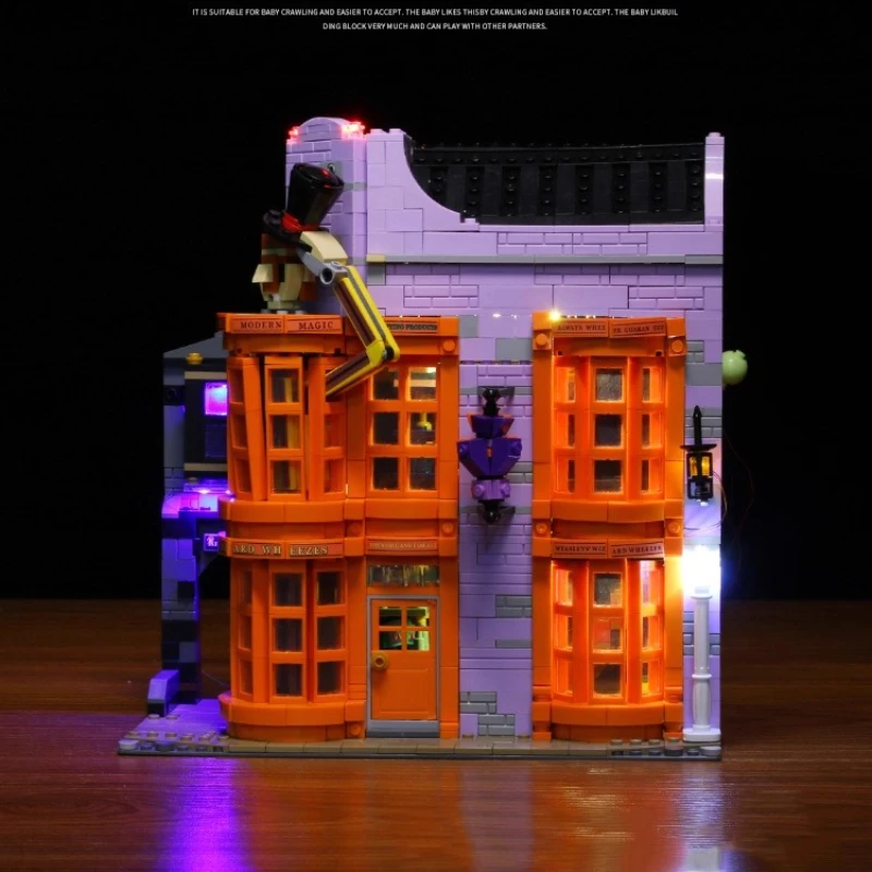 Led-lichtset geschikt voor Diagon Alley 75978 City bouwstenen decoratieve lamp (niet inbegrepen modelstenen)