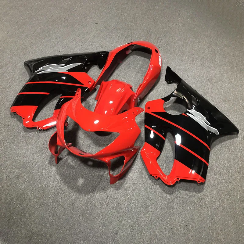 Injection whole set Fairings for honda cbr 600 f4 1999 2000 red black fairing kit CBR600 F4 99 00 hot sale body frame yhn27