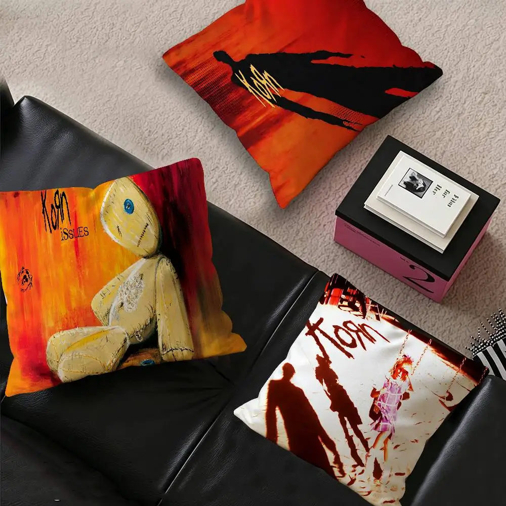 Korn band pillow cover sofa cushion cover home room decoration children gift