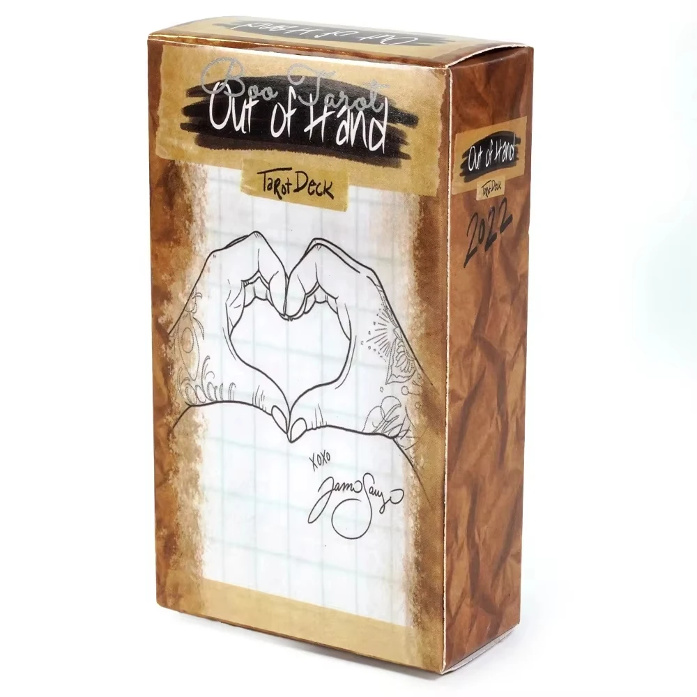 78pcs Cards Out of Hand Tarot Deck Divination Tarot Board Game Deck Fortune Telling Family Party Guide Versions Edition