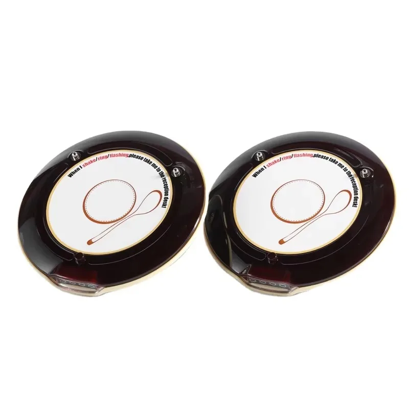 Cafe Buzzer Wireless Queue Calling Paging System Customer Service Bell Pager Restaurant for Vibration Transmitter