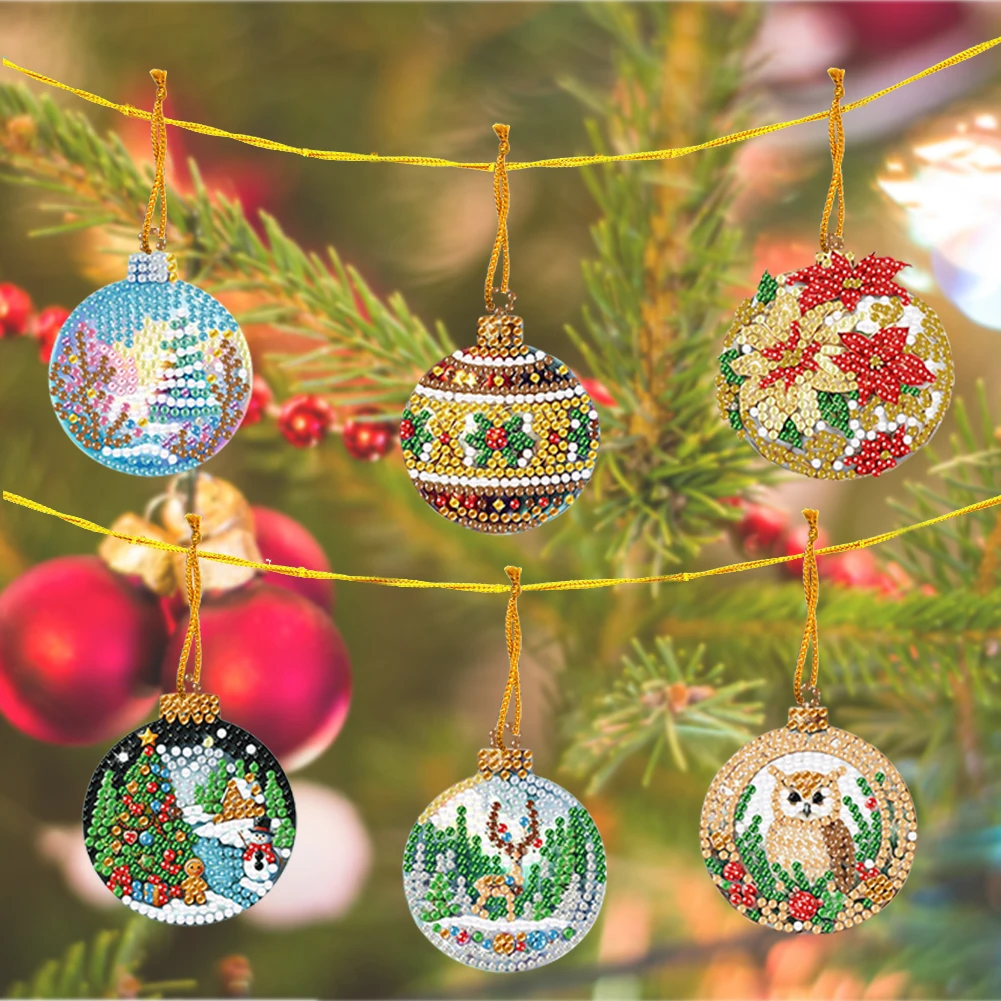 6pcs Xmas Theme 2D/Flat DIY Di - Xmas Resin Art ulasan dan harga