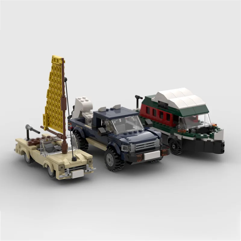

City Car Model MOC Building Bricks Amphibious Vehicle Series Modular Technology Assemble Children Toys Suit Gifts Holiday