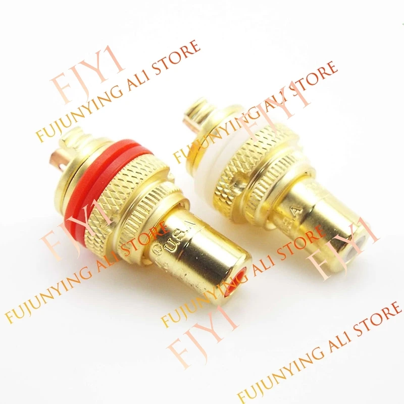 High-end RCA Adapter Jack HIFI Terminals Pom Insulation Socket AV Terminal Phono Audio Video Connector A1