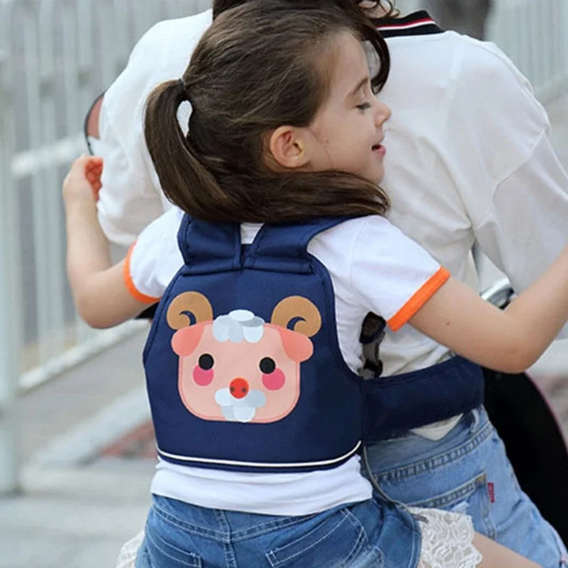 سكوتر كهربائي للدراجات حزام أمان للأطفال قابل للتعديل لسلامة الأطفال لحزام المقعد الخلفي لأشرطة أمان المقعد X37F #3