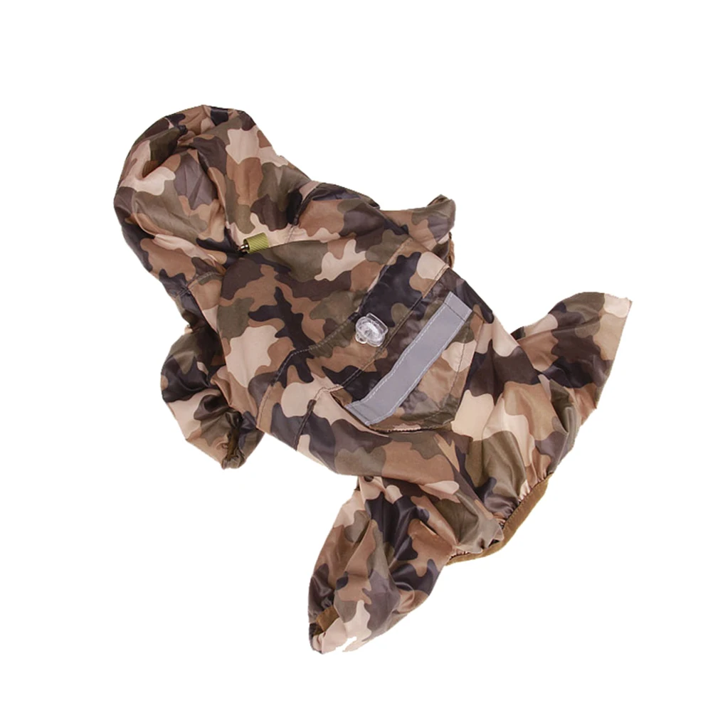 

Raincoat Hoodie for Small Dogs Lightweight Breathable Camouflage Pet Rain Slicker Rain Slicker Clothes