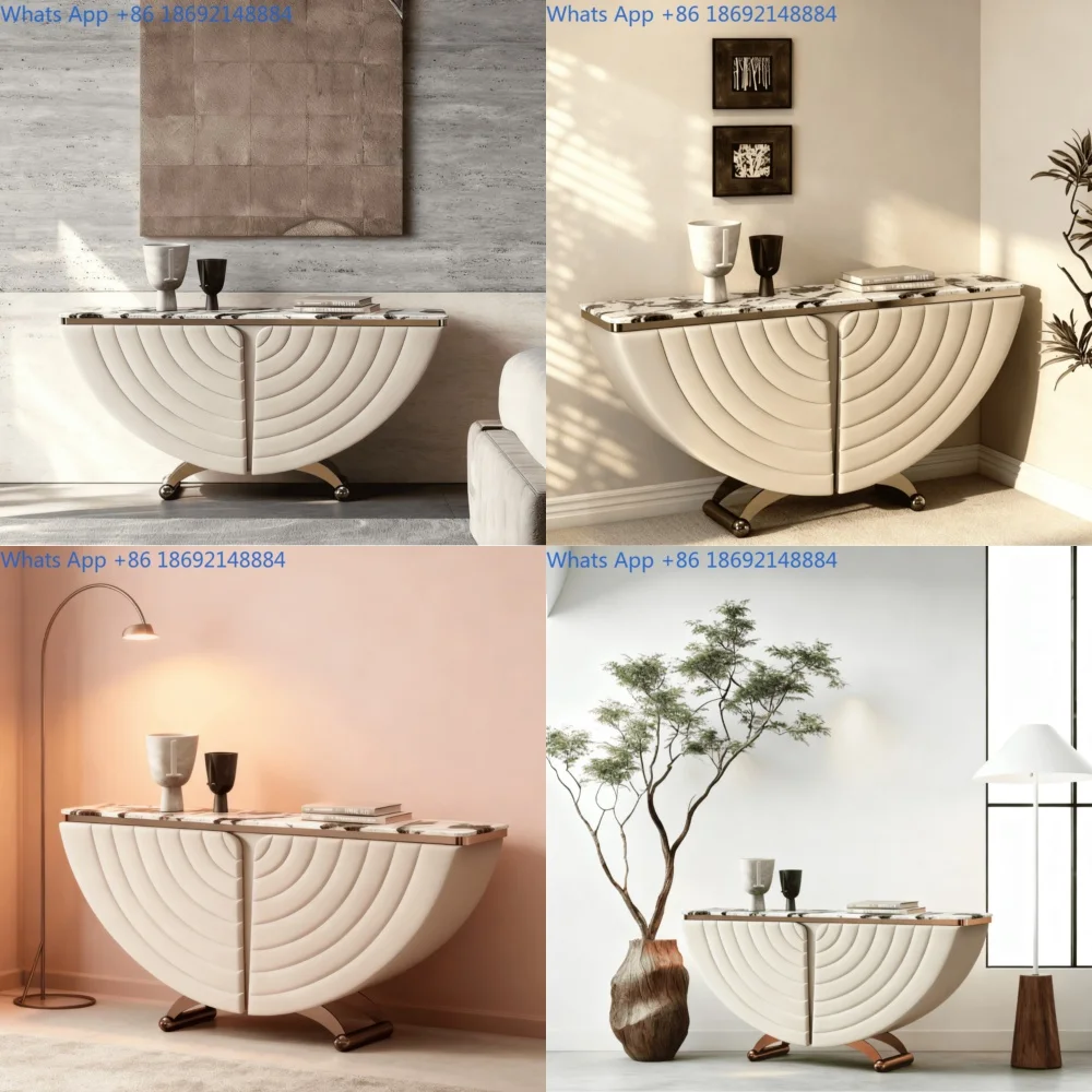 

Minimalist Luxury Entryway Cabinet Modern Hallway Storage for Living Room Corridor Flat Large Residential Space