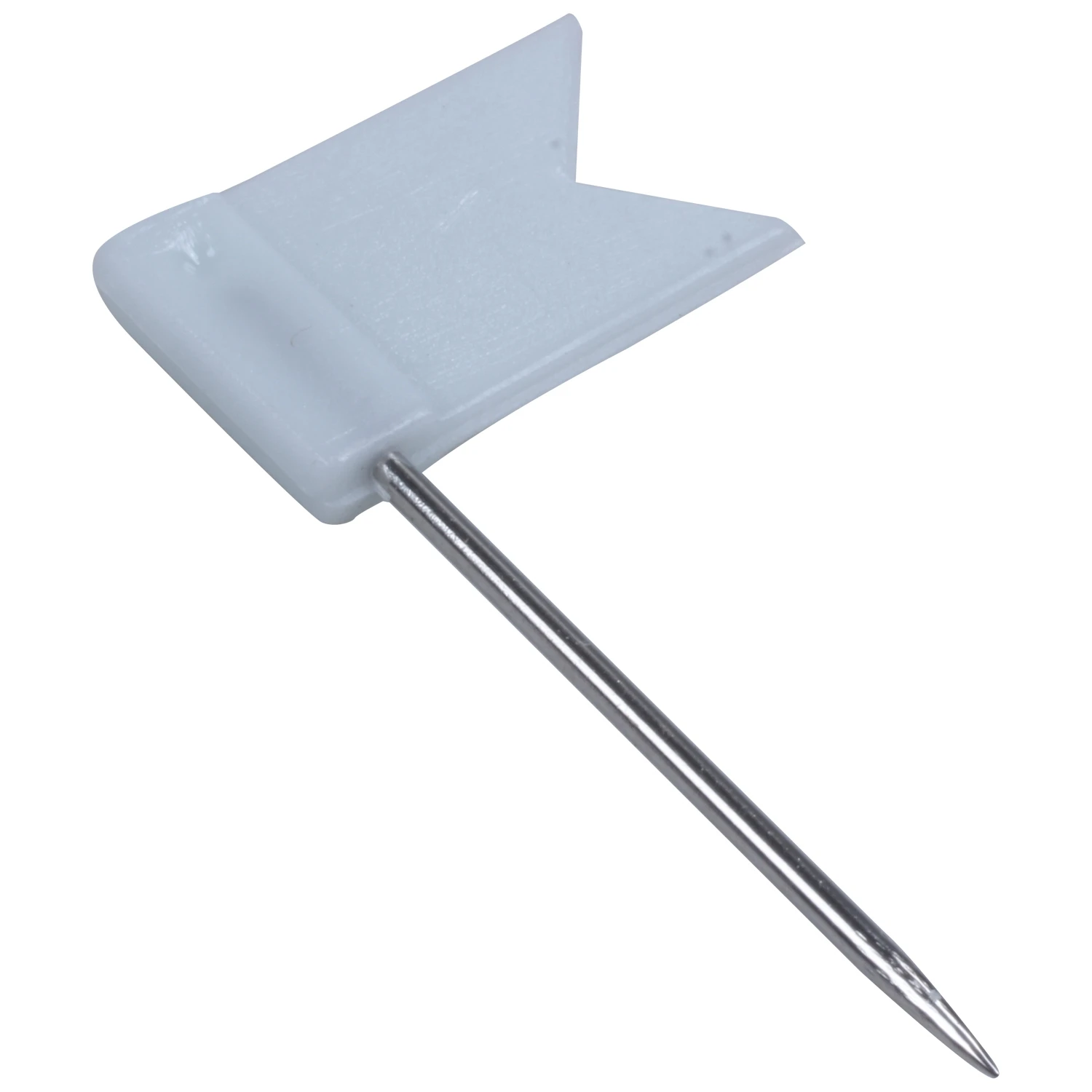 ABJS 100 Flag Shape Map Pins Cork Notice Board Drawing Pins Push Pin White