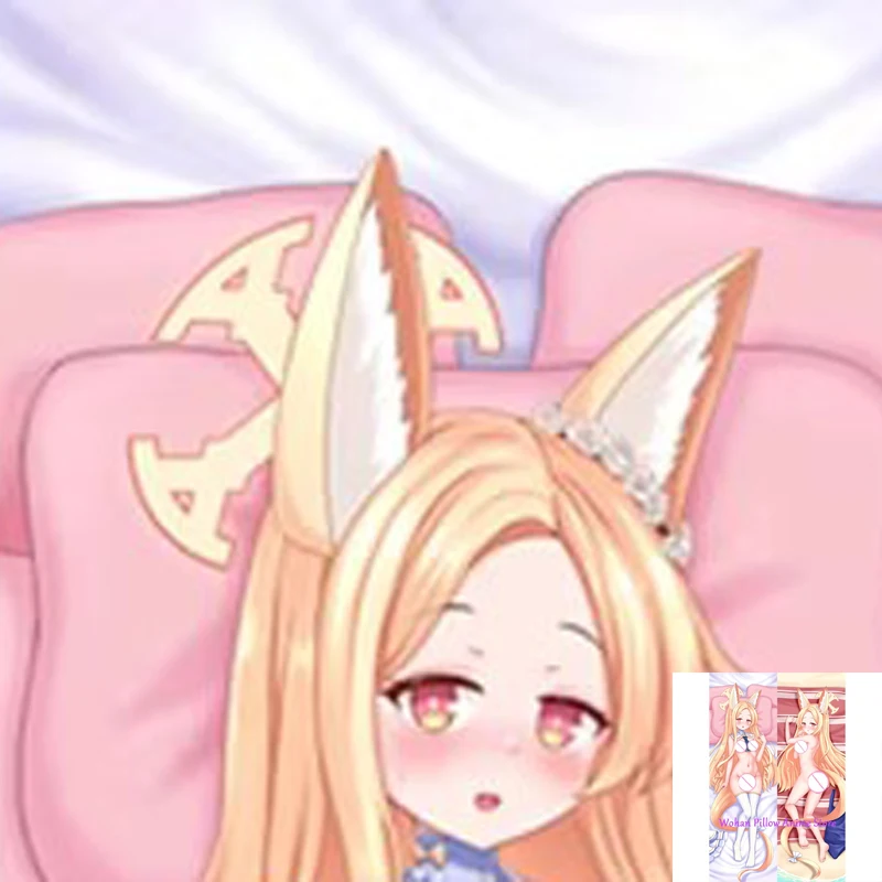 

Dakimakura Anime Pillow Cover Seia Double Sided Print Life-size Halloween Christmas Decoration