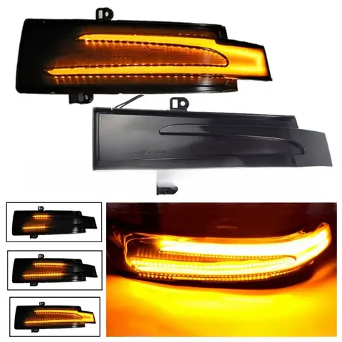 백미러 표시기 리피터 램프 G R 클래스 방향 지시등 GLS W463 X164 X166 W166 W251 용 LED 동적