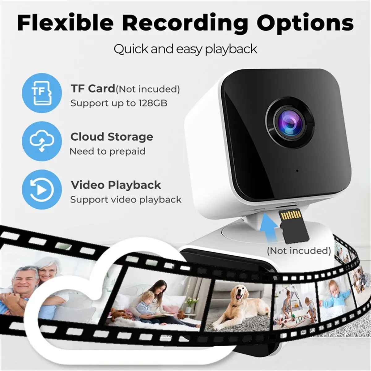 

A69Z 4MP Tuya WiFi Camera Dual Lens Dual Screen Human Tracking Ai Human Detection Video Surveillance SmartLife Camera US PLUG