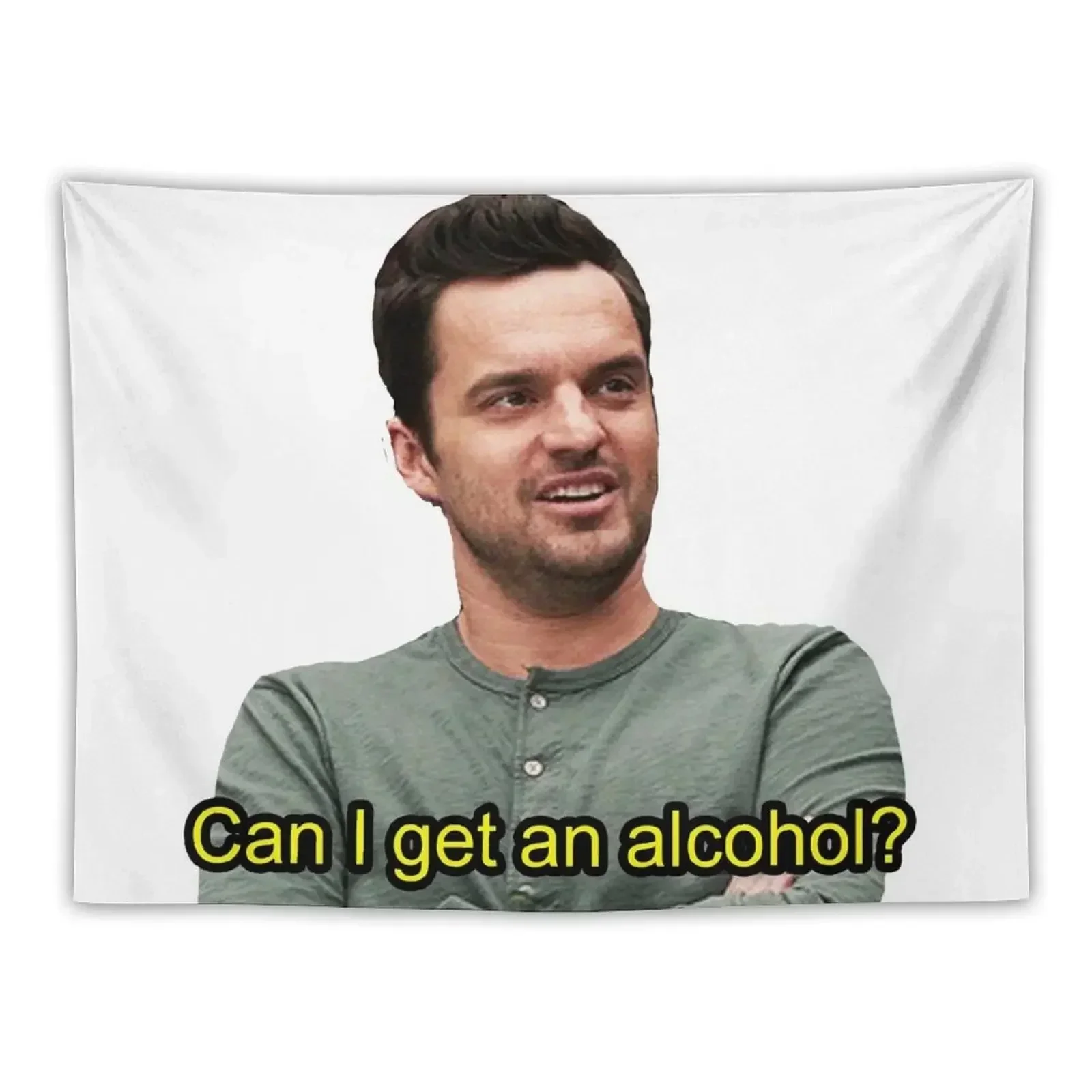 

can i get an alcohol - nick new girl Tapestry Bedroom Decor Room Decoration Korean Style For Bedroom Tapestry