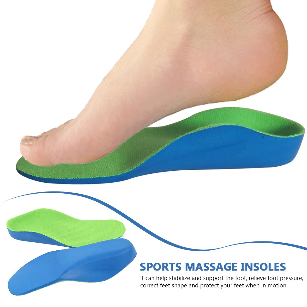 زوج واحد من وسادة دعم قوس تقويم العظام ذات أقدام مسطحة، وسادة قدم متينة للرياضة والمكتب الليلي، وسادة دعم قوس الاستخدام #3