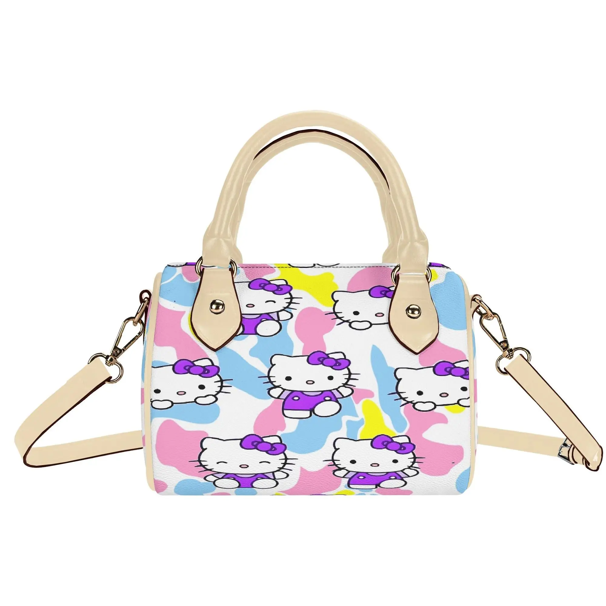 

Камуфляжная сумка через плечо Hello Kitty Custom Cloud Camos, высококачественная, двойного назначения, сумка-подушка, для путешествий и шопинга