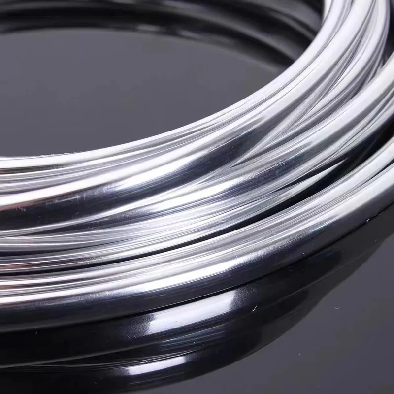 3/6M Car Door Chrome Moulding Trim Strip Edge Scratch Guard Protector Cover Strip Roll Chrome Styling Moulding Trim Strip