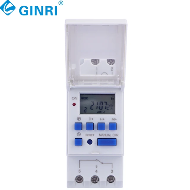 5 pièces bas prix 15A 16A LCD AC 110V 220V numérique hebdomadaire quotidien 24 heures Programmable minuterie automatique interrupteur