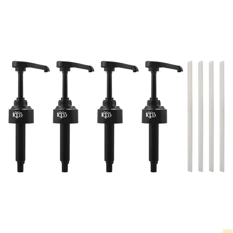 SET A0NC 4 teste distributore Sciroppo Dispermetta da 8 Pompa versamento quantitativo