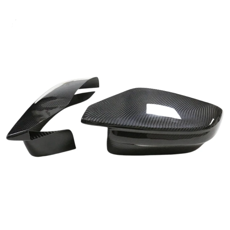 อะไหล่ตกแต่งภายนอกคาร์บอนไฟเบอร์แห้ง สำหรับ BMW G80 G82 G80 G87 ฝาครอบกระจกมองหลัง ชิ้นส่วนตกแต่ง
