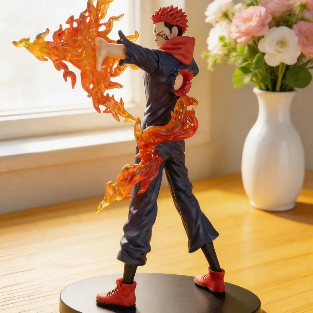 Spot Spell Return Knotweed Yogren Figure Model Flame Special Effects Tabletop Ornament Second Dimensional Collectibles Gift
