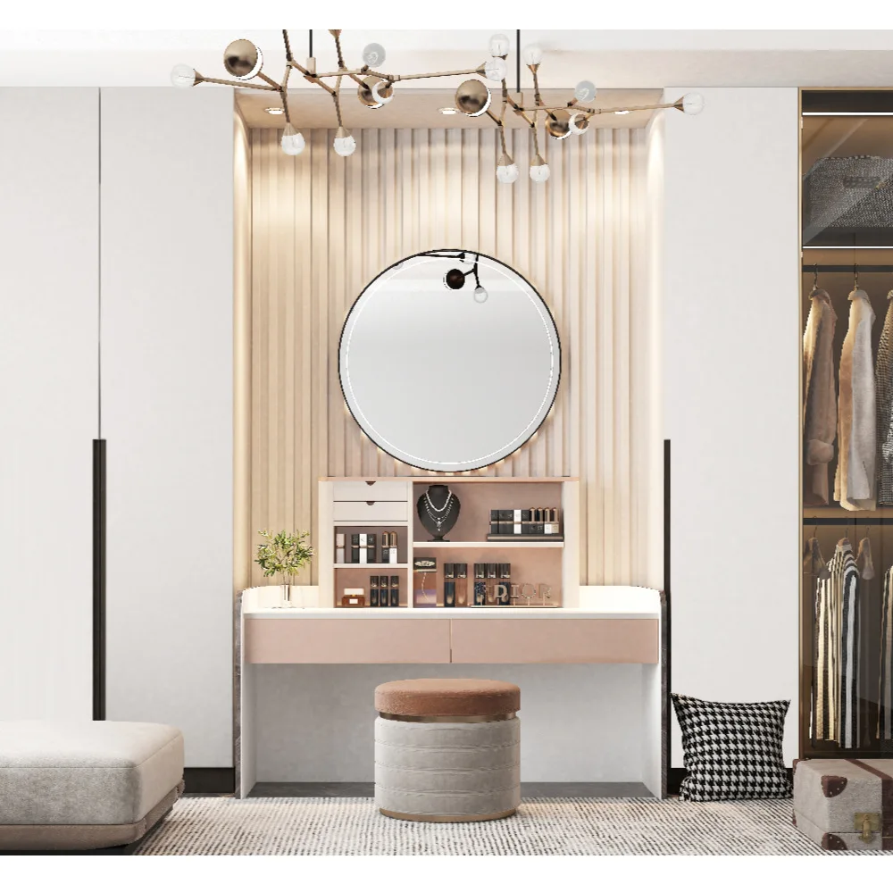 Low noise and high load smart home hardware dresser lifting cabinet