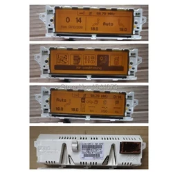 White Color Shell Monitor display USB Bluetooth Air-Conditioning Yellow 12 pin Screen 5 Menu For Peugeot 407 408 307