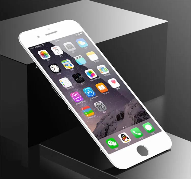 Ecrã LCD para iphone 7, 8 plus, se 2020, 7p, 8 p, substituição do conjunto completo, digitalizador de toque com câmara frontal